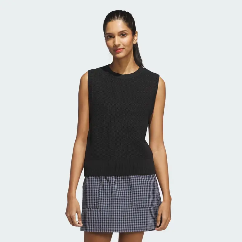 Maglia senza maniche Ultimate365 Knit Tour Black