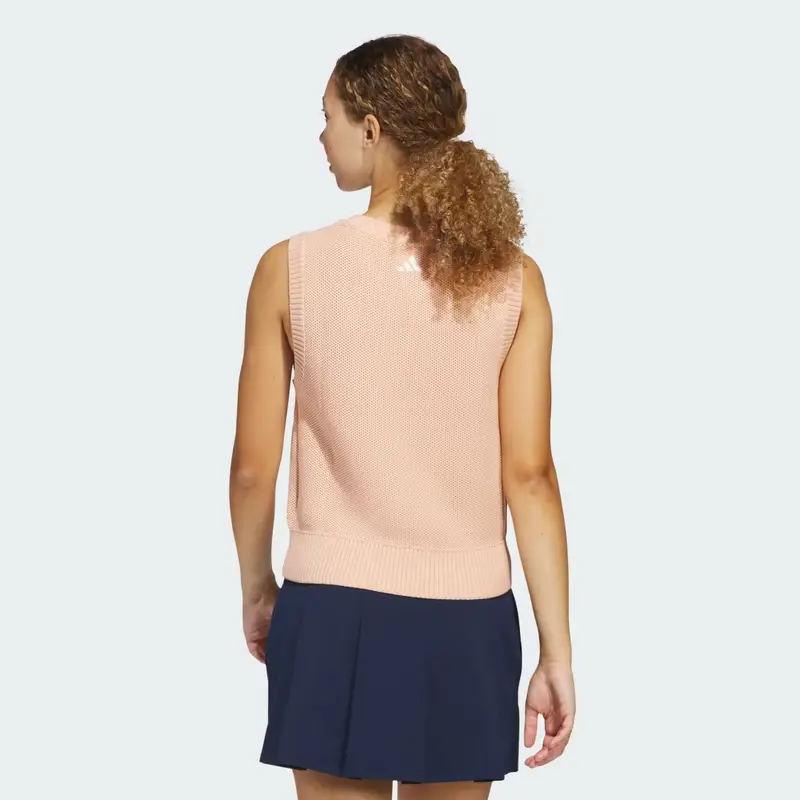 Maglia senza maniche Ultimate365 Knit Tour Powder Coral miniatura 2