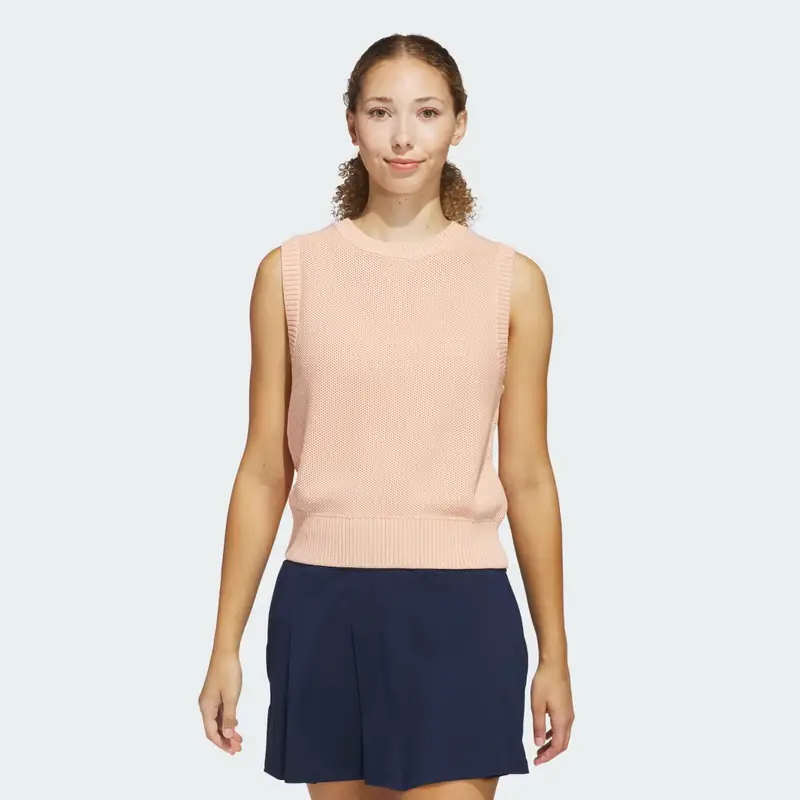 Maglia senza maniche Ultimate365 Knit Tour Powder Coral