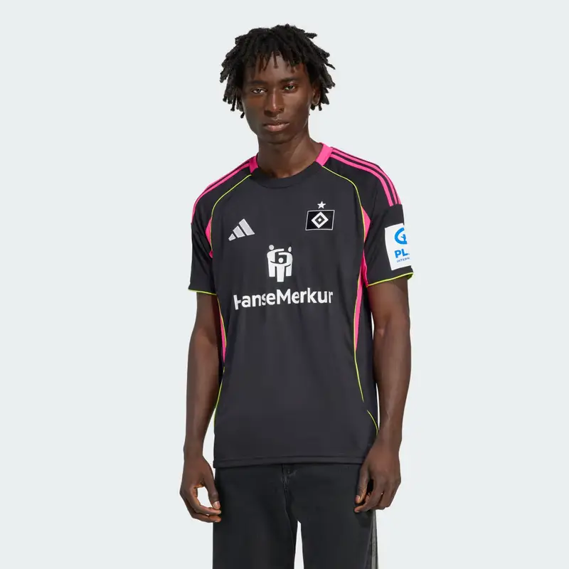 Maglia (Short Sleeve) Hamburger SV Black