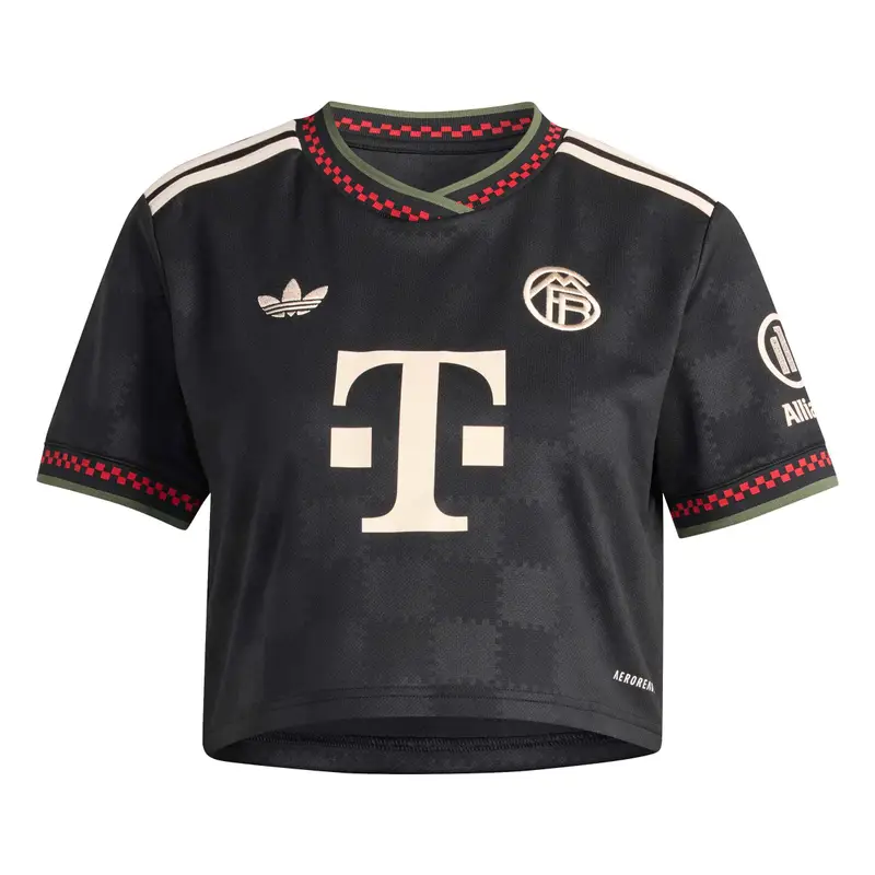 Maglia terza cropped donna Bayern Monaco 2025/26 Noir
