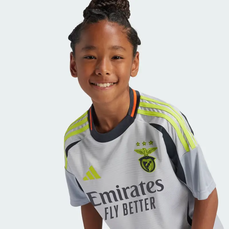 Maglia Third 24/25 Junior Benfica Light Solid Grey miniatura 4