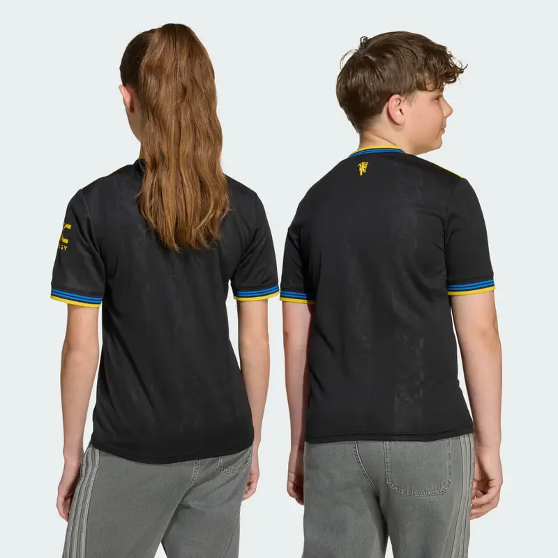 Maglia Third 25/26 Manchester United FC Kids Black miniatura 2