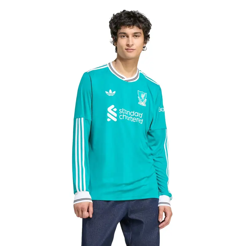 Maglia Third a maniche lunghe Liverpool FC 2025/26 Vert