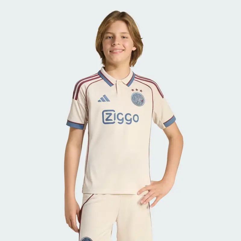 Maglia Third Ajax Amsterdam 25/26 kids Halo Ivory