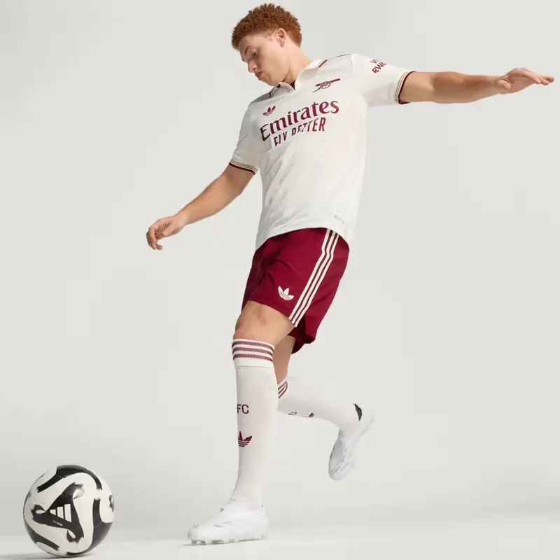 Maglia Third Authentic dell' Arsenal 25/26 Cloud White miniatura 3