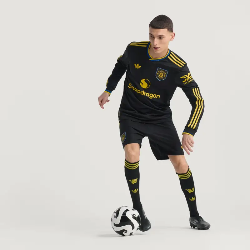 Maglia Third Authentic Manchester United 25/26 Black miniatura 3