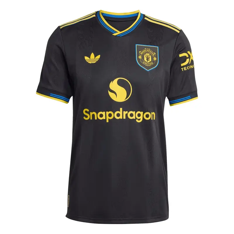 Maglia Third Authentica Manchester United 2025/26 Noir