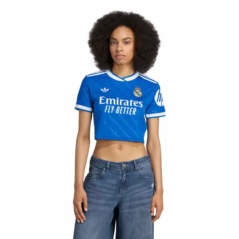 Maglia Third crop donna Real Madrid 2025/26 Bleu