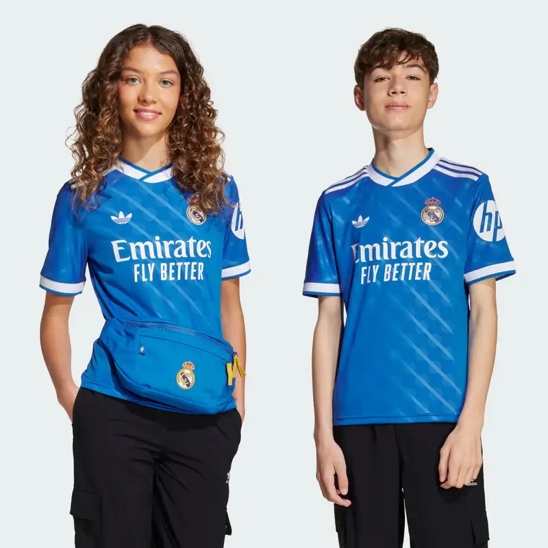 Maglia Third Real Madrid 25/26 bambini e bambine Blue Bird
