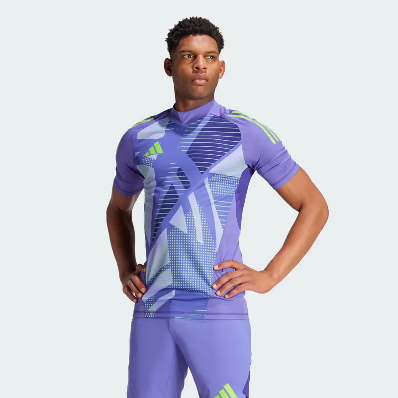 Maglia Tiro 24 Pro Short Sleeve Goalkeeper Purple