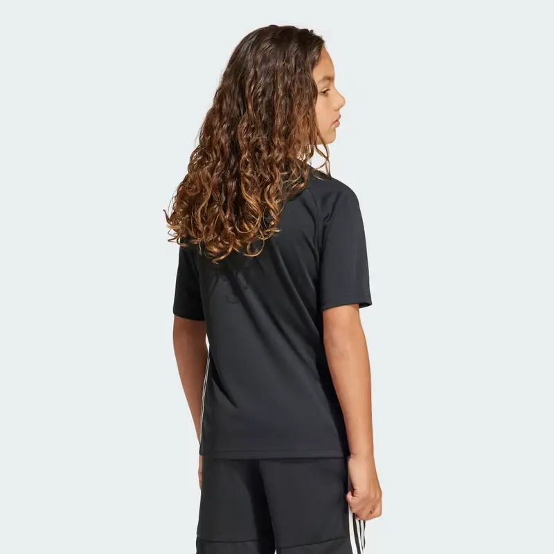 Maglia Tiro 25 Essentials Junior Black miniatura 3