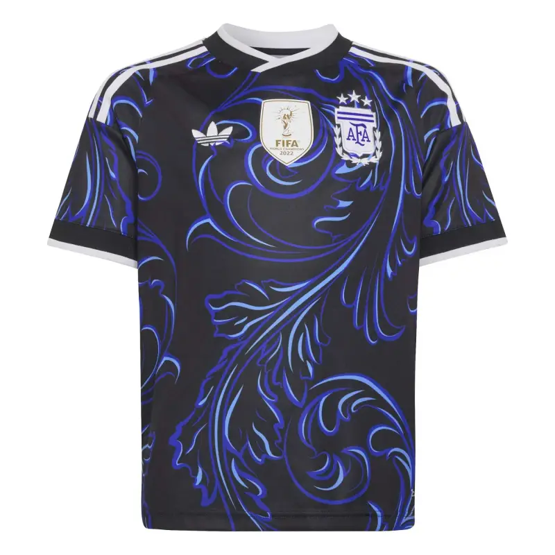 Maglia Trasferta bambino Argentina Coupe du Monde 2026 Noir