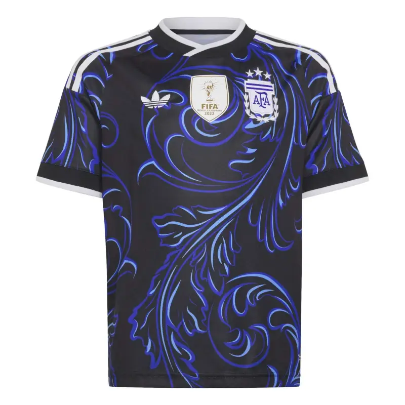 Maglia Trasferta bambino Argentina Coupe du Monde 2026 Noir