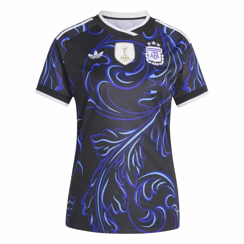 Maglia Trasferta donna Argentina Coupe du Monde 2026 Noir