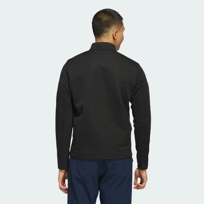 Maglia Ultimate365 Dwr Textured Quarter Zip Black miniatura 2
