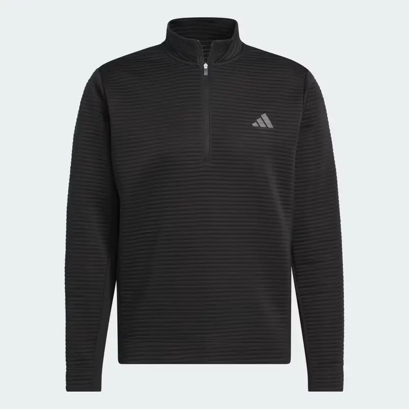 Maglia Ultimate365 Dwr Textured Quarter Zip Black miniatura 4
