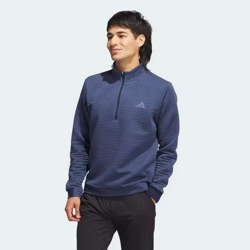 Maglia Ultimate365 Dwr Textured Quarter Zip Collegiate Navy