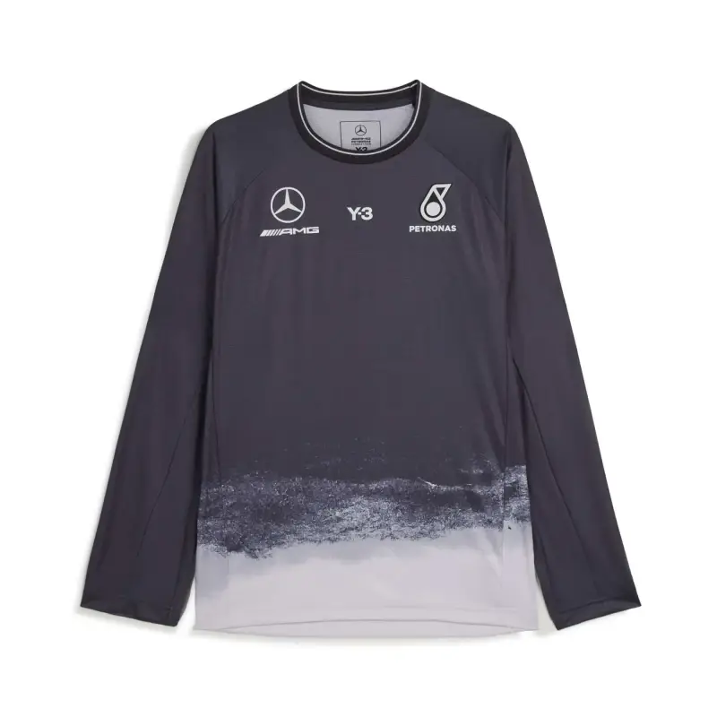 Maglietta a manica lunga adidas Mercedes AMG Y-3 Petronas Formul 1 Team Mechanics Noir
