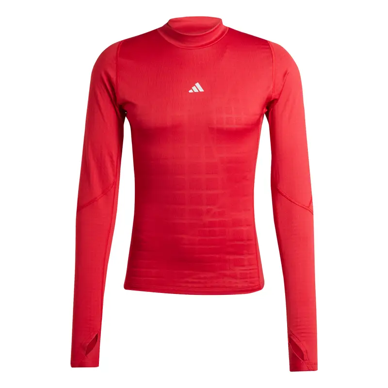 Maglietta a manica lunga adidas Techfit Cold.rdy Rouge