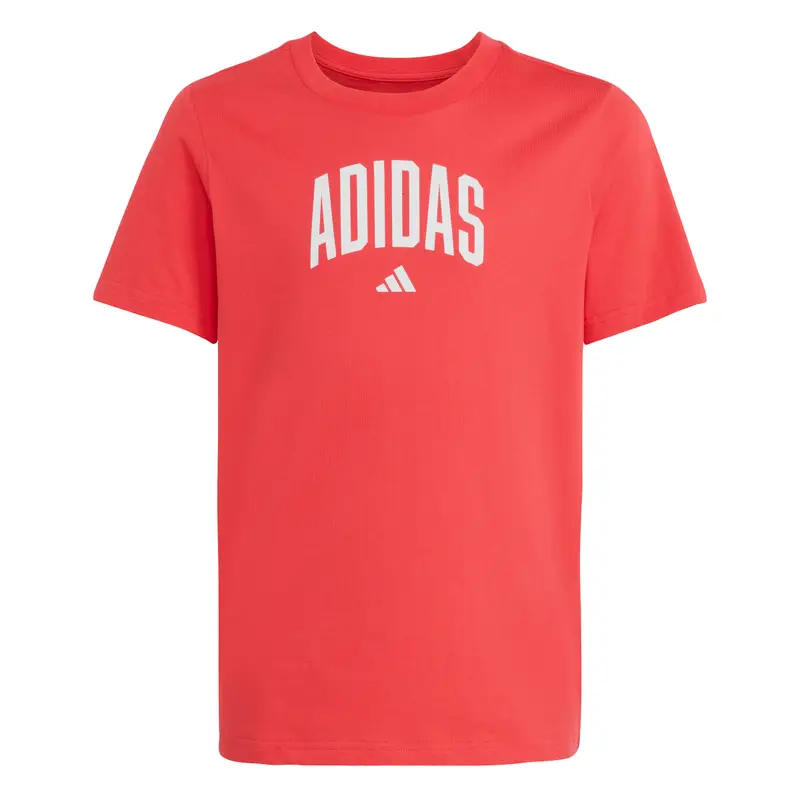 Maglietta a manica lunga per bambini adidas Collegiate Graphic Rouge