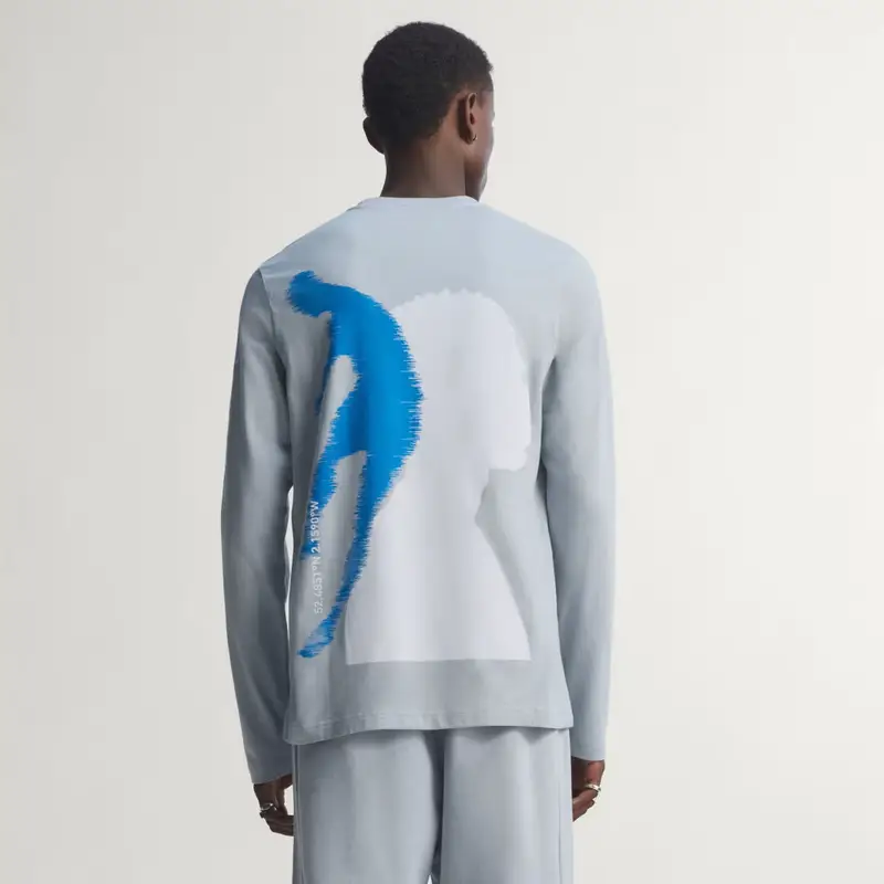 Maglietta a maniche lunghe Jude Bellingham Light Grey miniatura 2