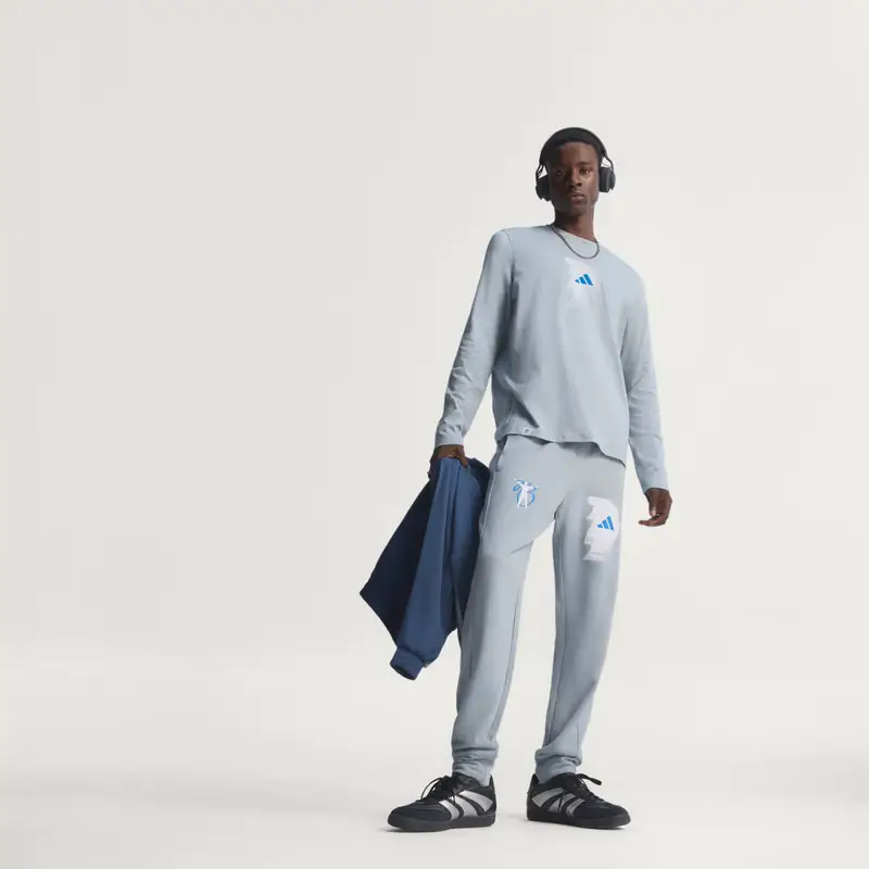 Maglietta a maniche lunghe Jude Bellingham Light Grey miniatura 3