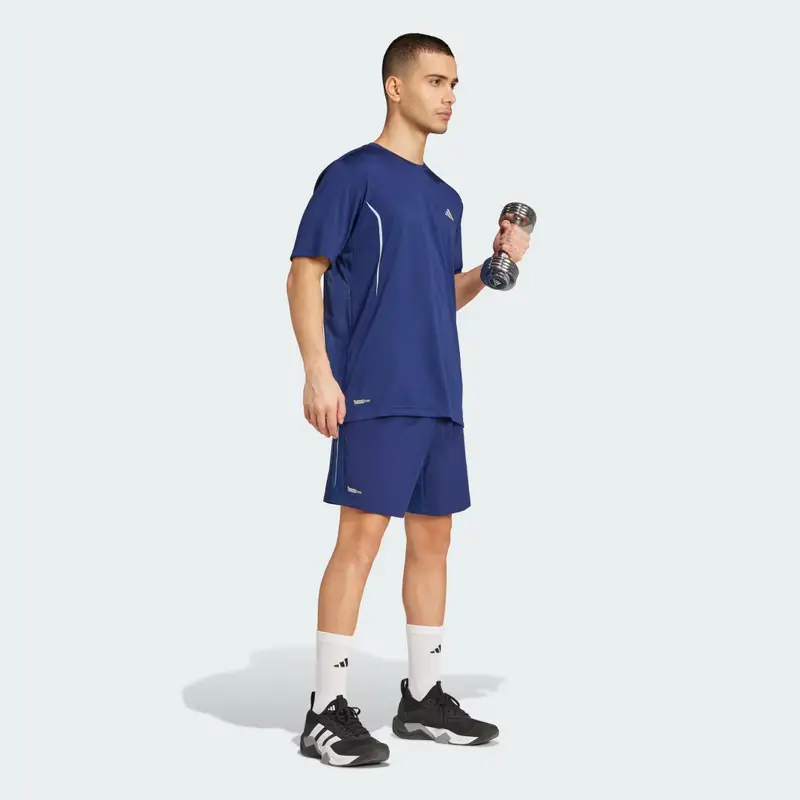 Maglietta Abbigliamento Tecnologico Dark Blue miniatura 3