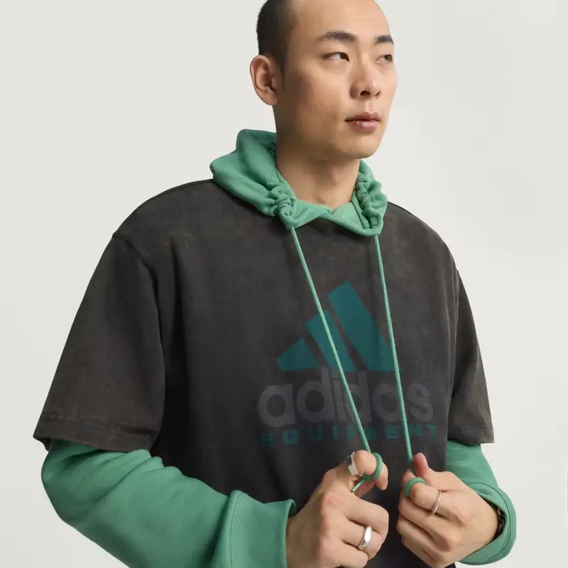 Maglietta adidas attrezzatura Black miniatura 3