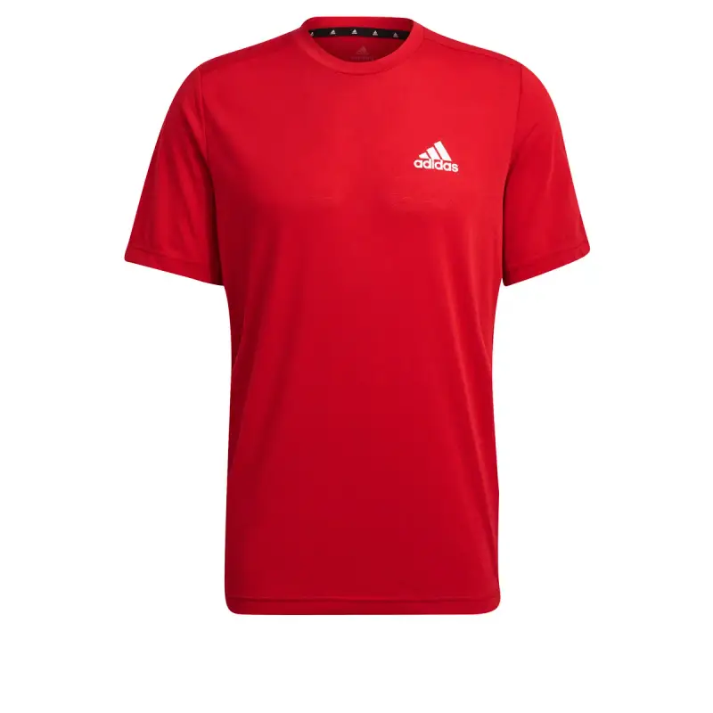 Maglietta adidas D2M Feel Ready Rouge
