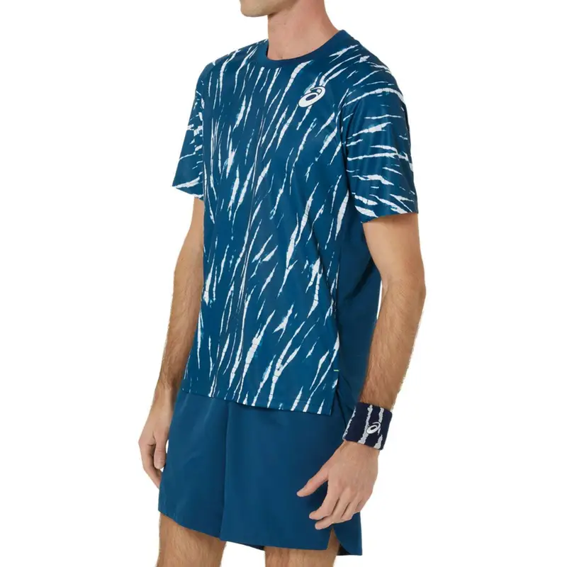 Maglietta Asics Game Ss Uomo | Adidas Blu