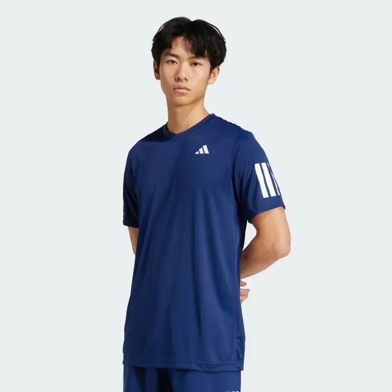 Maglietta Club Tennis Climacool 3-Stripes Dark Blue