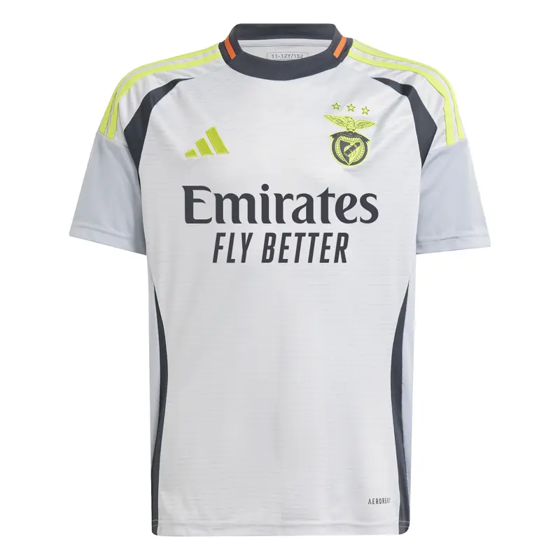 Maglietta da allenamento per bambini Benfica Lisbonne 2024/25 Gris