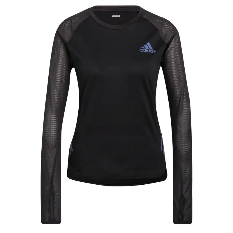 Maglietta da donna adidas Adizero Running Noir