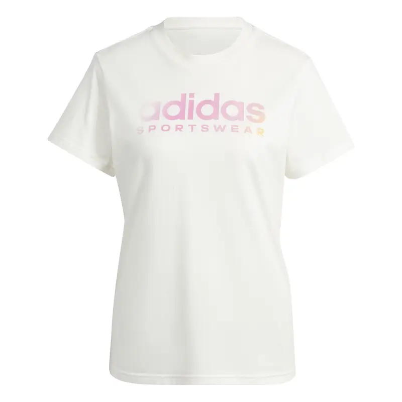 Maglietta da donna adidas Linear Blanc