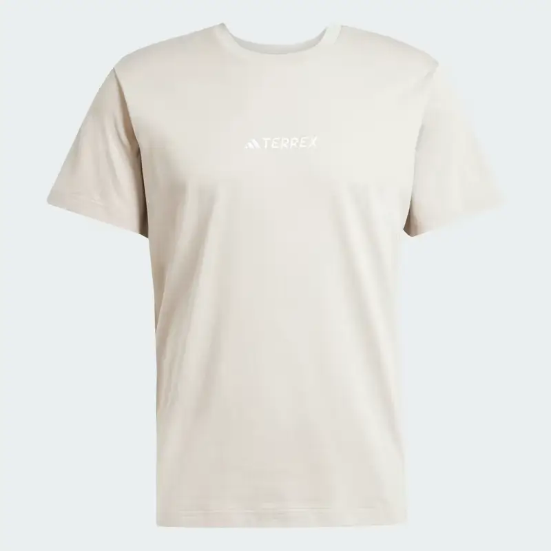 Maglietta grafica Terrex Signature AOP Wonder Beige miniatura 4