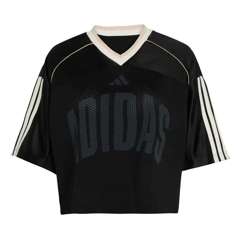 Maglietta in mesh donna adidas Stadium Noir
