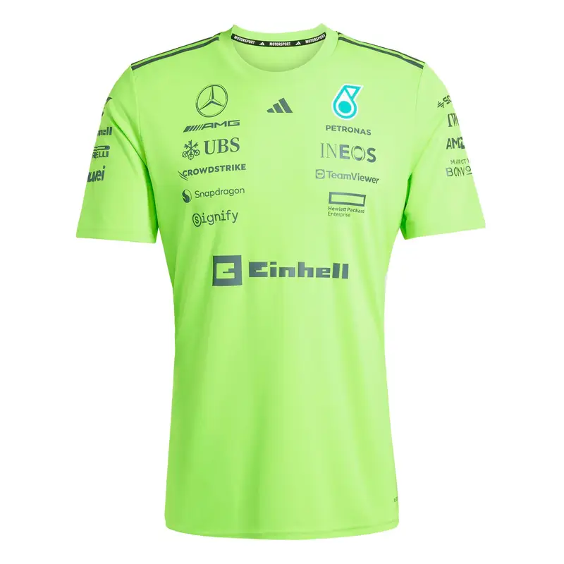 Maglietta Mercedes AMG Petronas Formula One Team Set up Vert