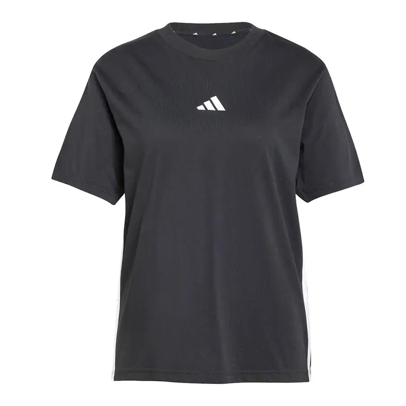 maglietta palestra ADIDAS Essentials 3-Stripes Nero Donna XS