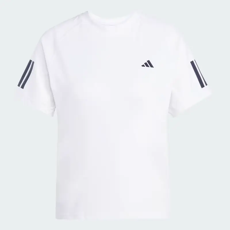 Maglietta Tennis Climacool 3-Stripes Club White miniatura 4