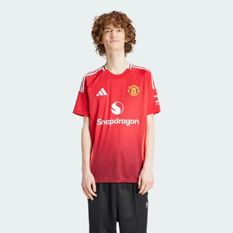 Adidas Manchester United 24/25 Home male Maglie/Repliche - Rosso - Poly Mesh - Foot Locker