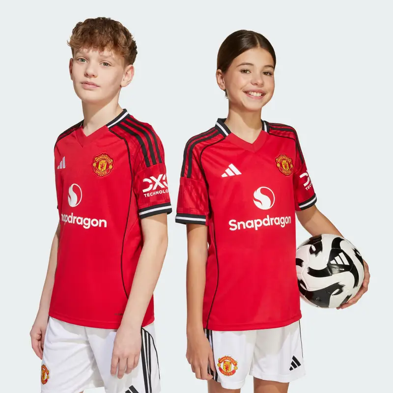 Manchester United 25/26 Home Jersey Bambini Mufc Red