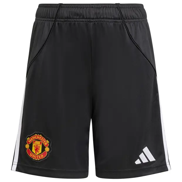 Manchester United 25/26 Home Shorts unisex Pantaloncini - Nero - Poly Mesh - Foot Locker Black