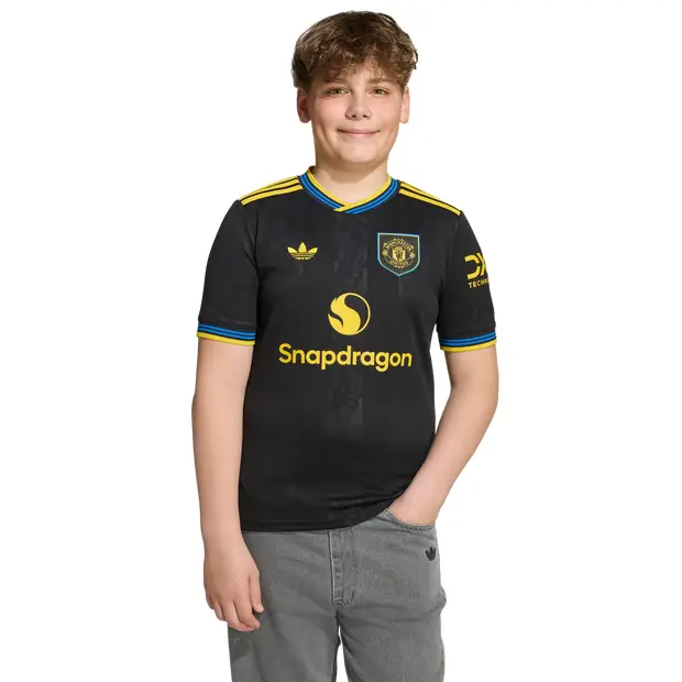 Manchester United 25/26 Third Jersey unisex Maglie/Repliche - Nero - Rete/Sintetico - Foot Locker Black