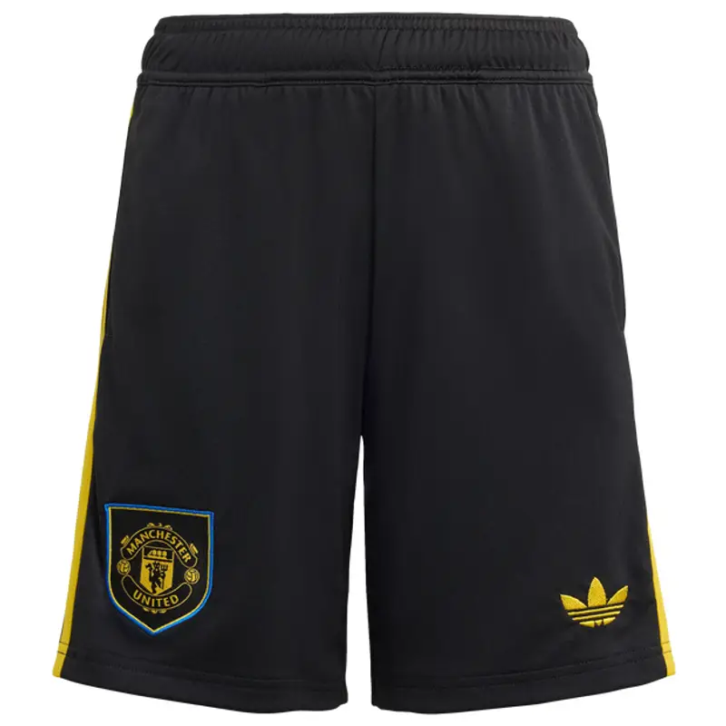 Manchester United 25/26 Third Shorts unisex Pantaloncini - Nero - Rete/Sintetico - Foot Locker Black