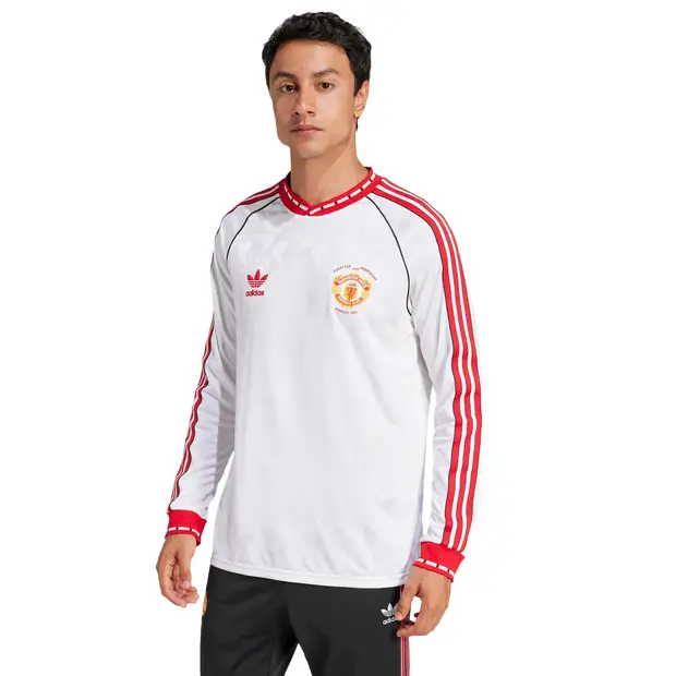 Manchester United '91 Away male Maglie/Repliche - Bianco - Poly Mesh - Foot Locker White