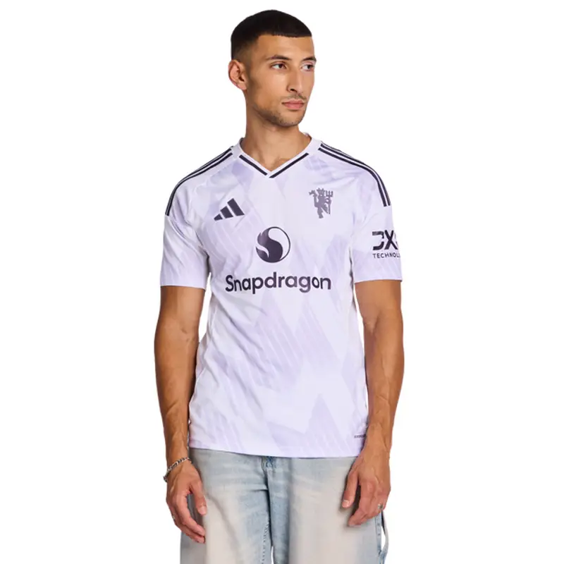 Manchester United Away 25-26 male Maglie/Repliche - Bianco - Poly Jersey - Foot Locker White