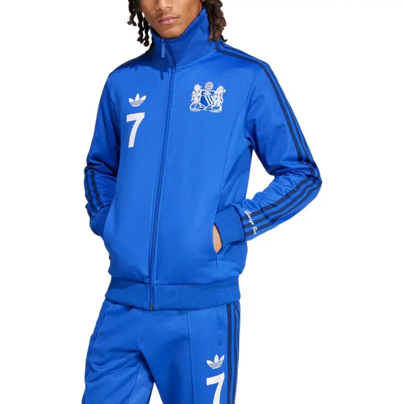 Adidas Giacca Sportiva Blu Cobalto da Uomo FW24 miniatura 4