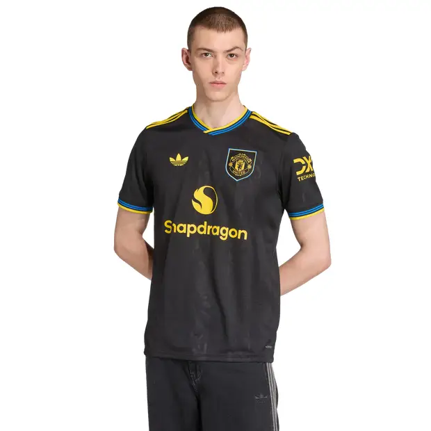 Manchester United Third 25-26 Uomo - Maglie/Repliche Nero - Jersey Black