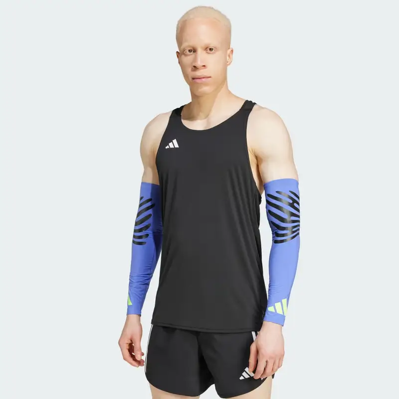 Maniche da running adizero Control Semi Cobalt Blue miniatura 2